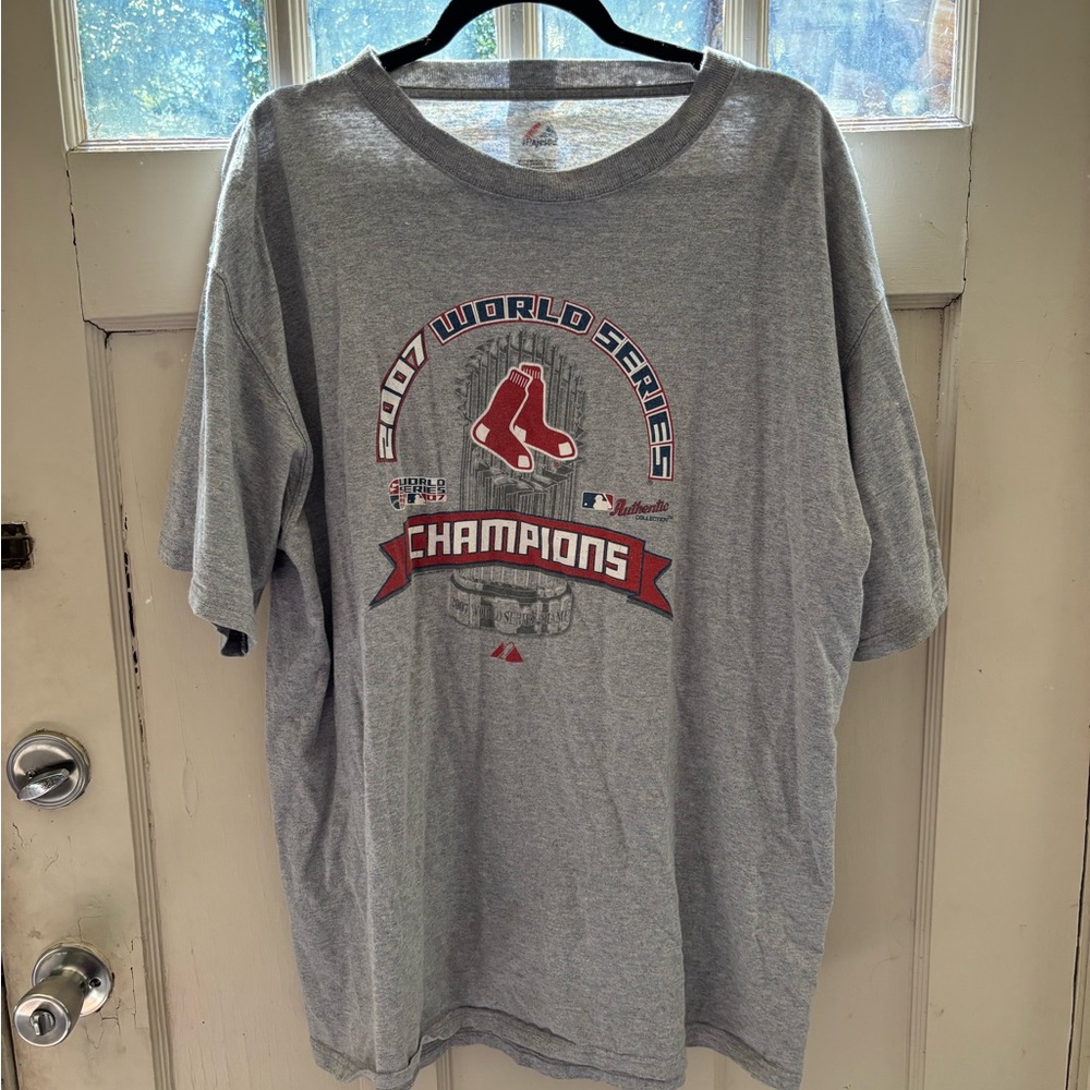 Majestic Gray 2007 World Series Champions Tee